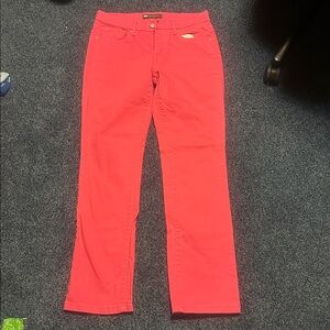 Levi’s 506 straight leg jeans size 8 W29 L32 nwot berry pinky rose